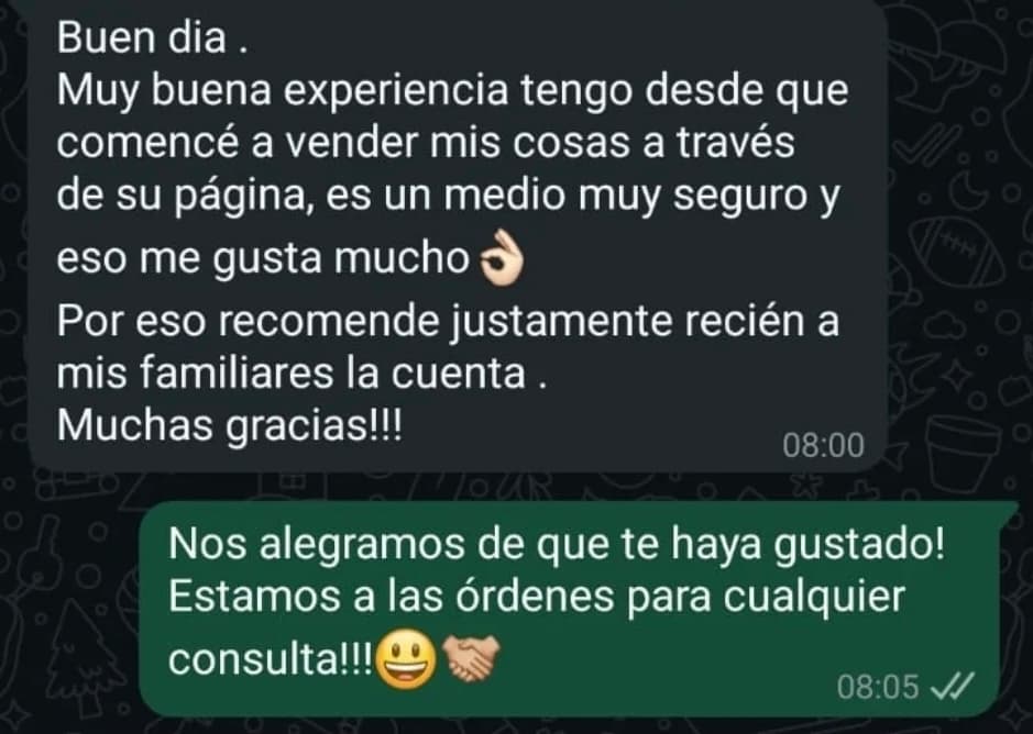 Testimonio real de un vendedor vía WhatsApp 1