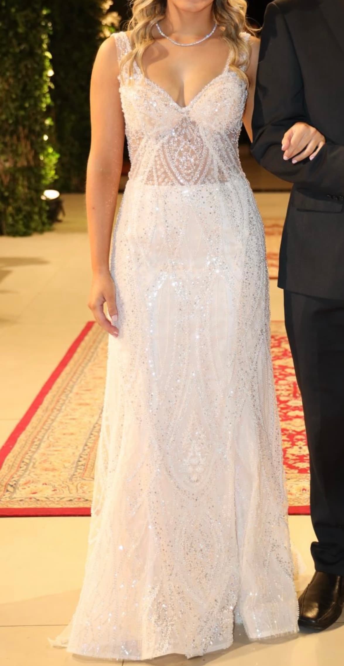 Vestido blanco-Cabure 