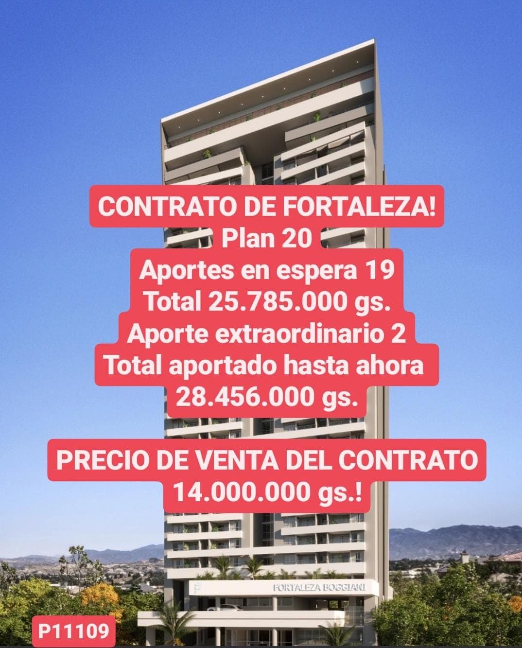 Vendo Contrato de Fortaleza 