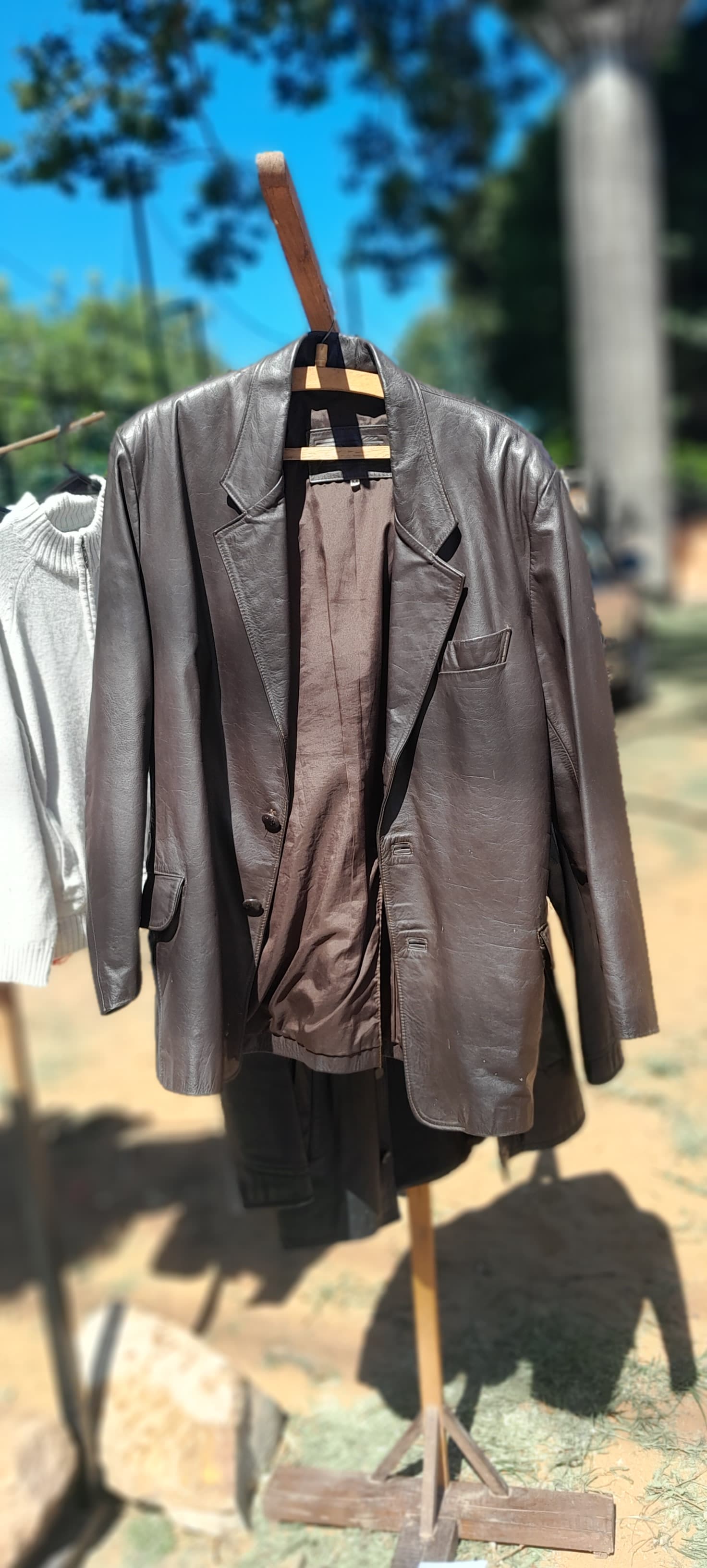 Campera de cuero 100%