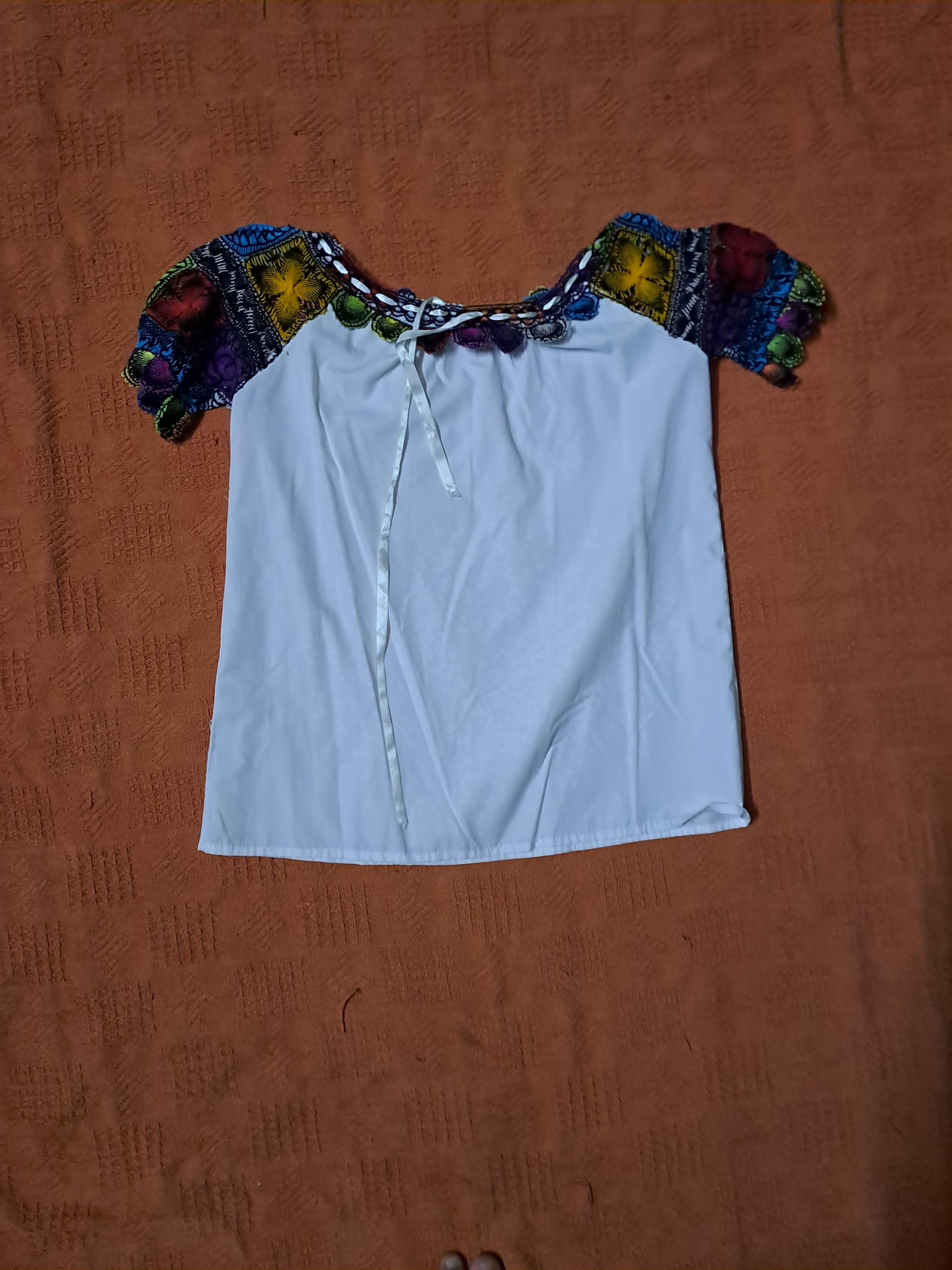 Traje de danza - Apliques de Ñanduti