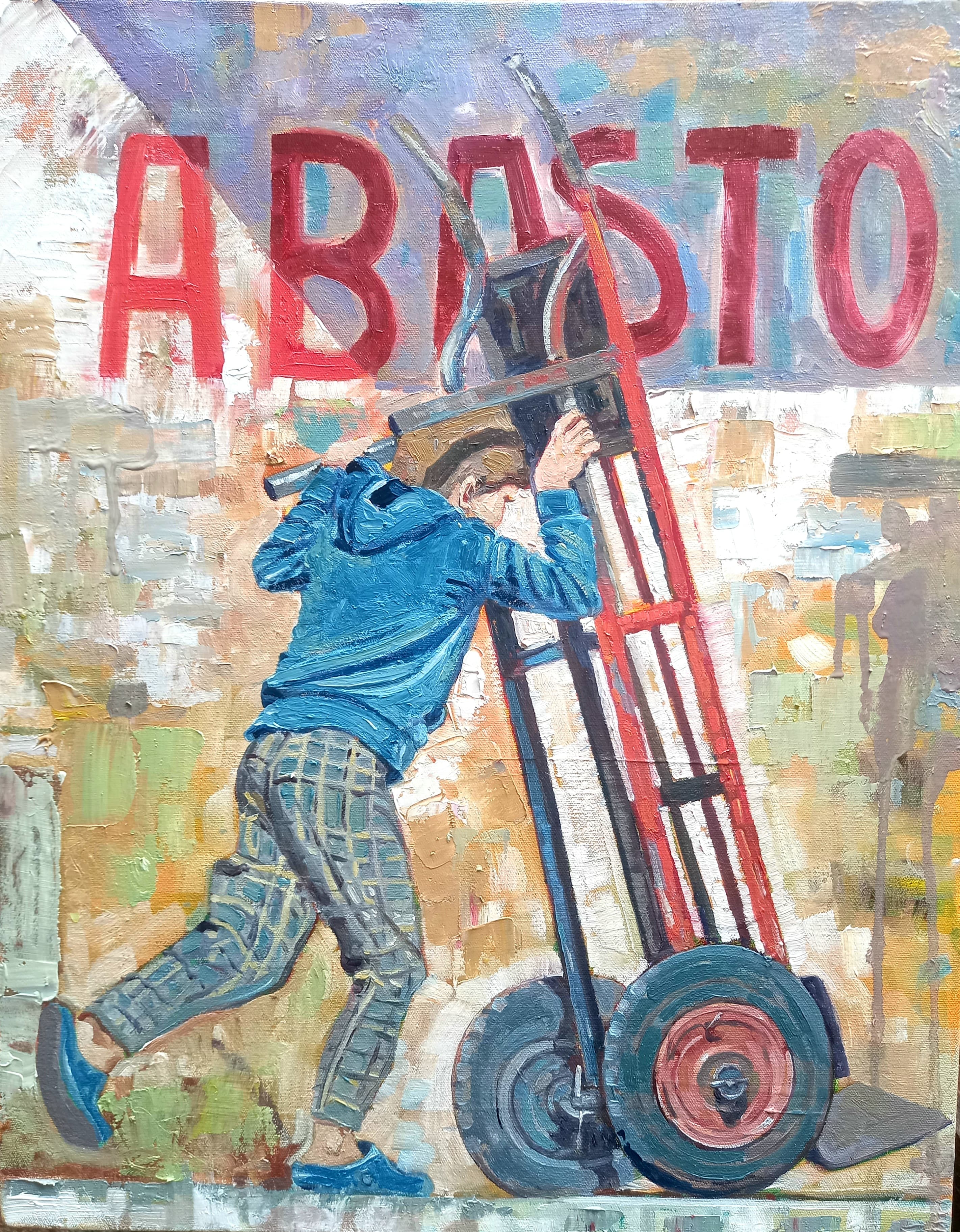 Óleo sobre lienzo.
