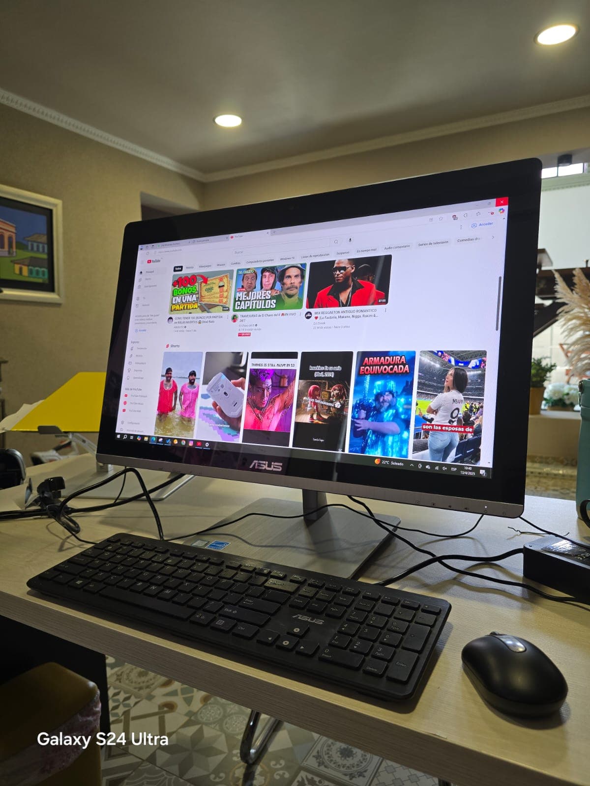 PC DE ESCRITORIO ALL IN ONE MARCA ASUS CORE I5 PANTALLA TACTIL
