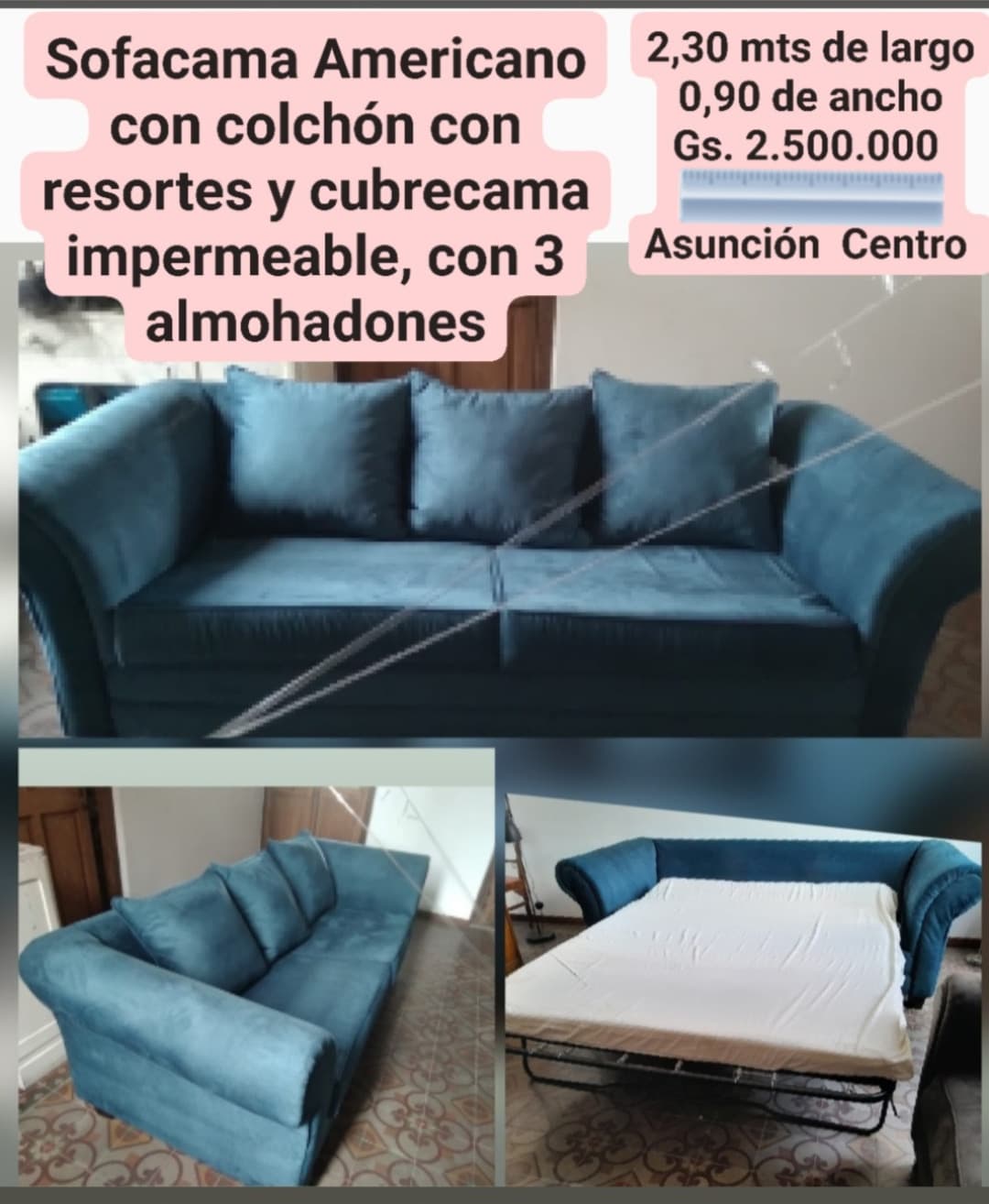 SOFÁCAMA AMERICANO