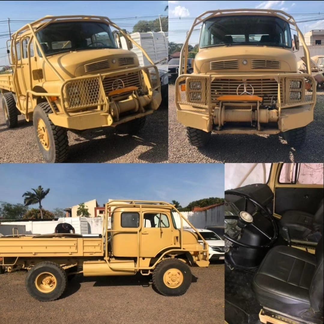 VENDO Mercedes Benz 1113 restaurado, caja quinta 4x4 con reductora original, motor OM 366 turbo con sólo 10 mil km.