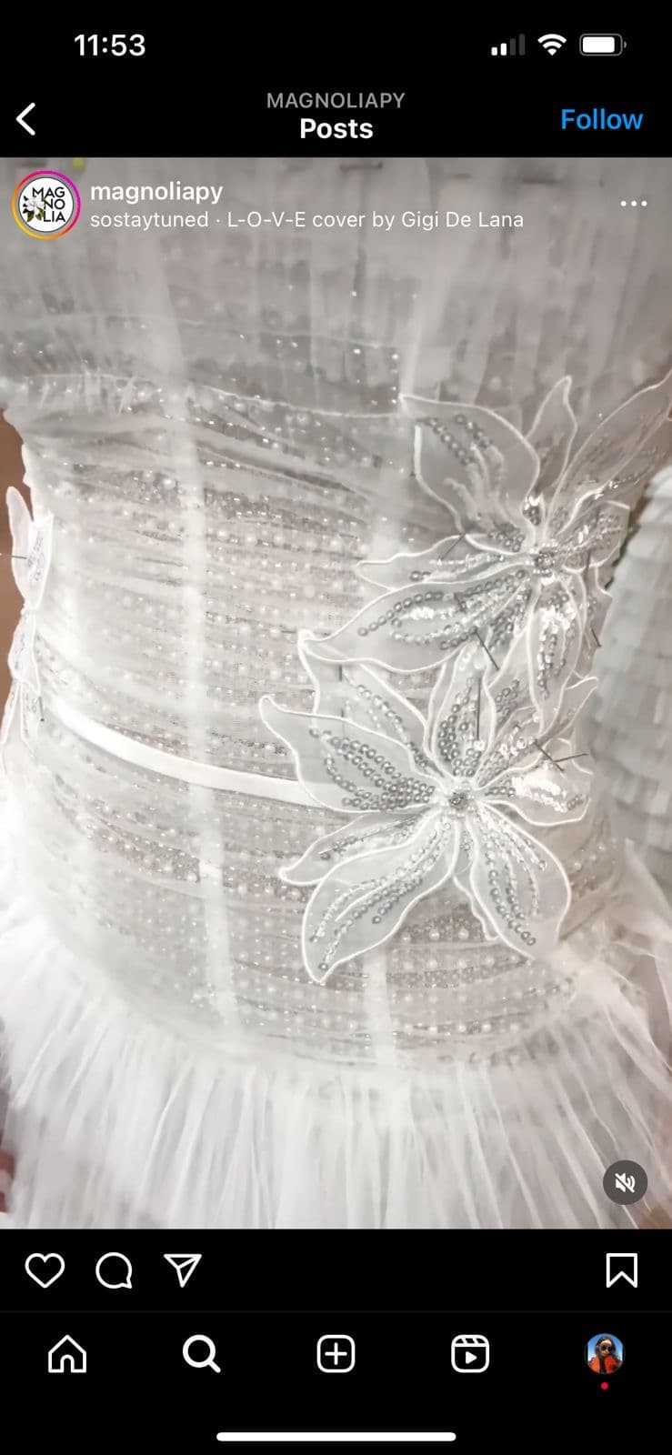 Vestido Blanco de MAGNOLIA