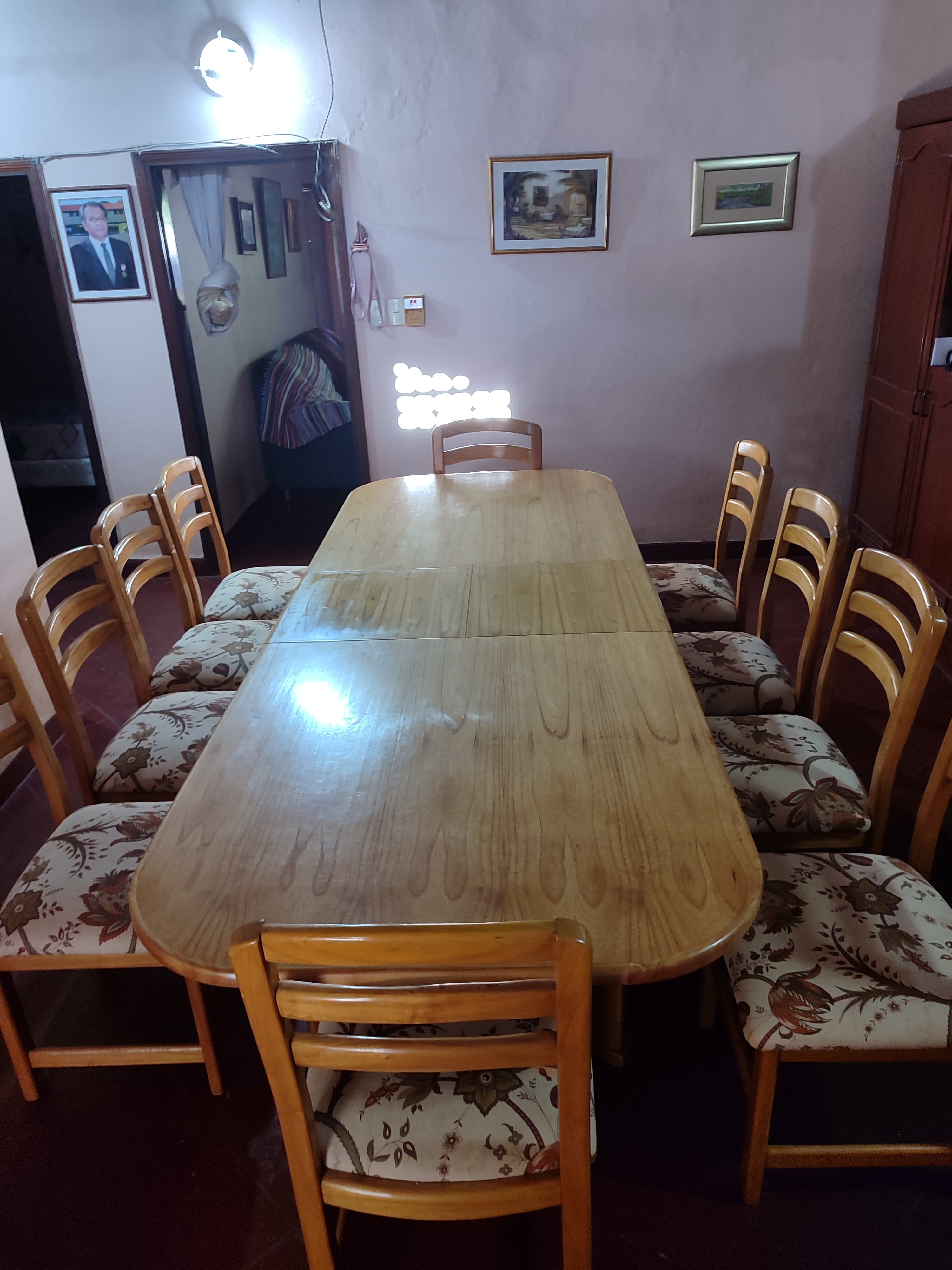 Mesa comedor extensible